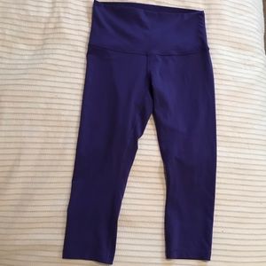 Purple Lululemon capris